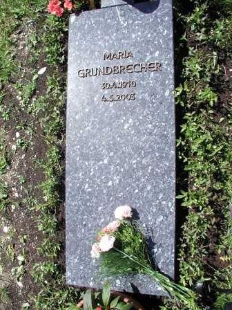 Guendisch Maria 1910-2003 Grabstein